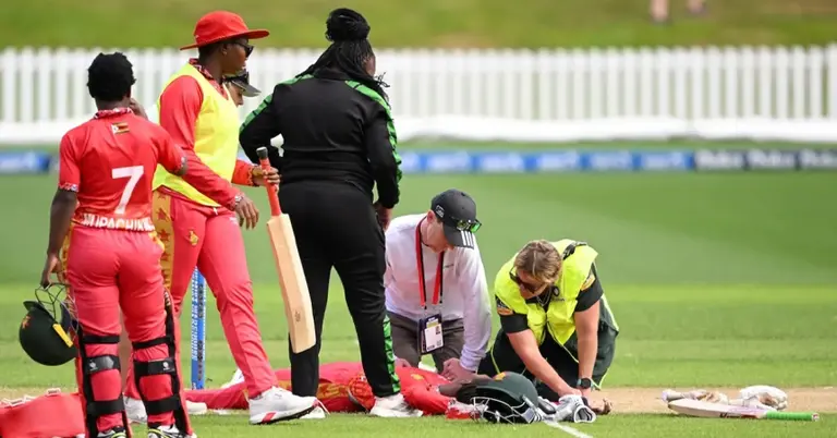 মাটিতে লুটিয়ে পড়েছেন কেলিস এনঢলোভু